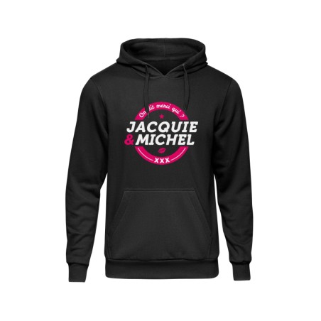 Sweat à capuche J&M logo rond