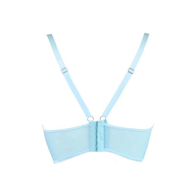 Soutien-gorge dentelle bleu V-10121 - Axami