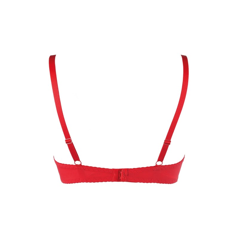 Soutien-gorge push-up rouge V-10351 - Axami