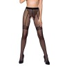 Collants ouverts TI016 20 deniers - noir